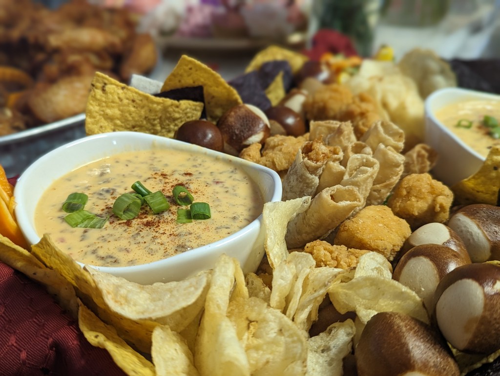 Queso Dip and Party&nbsp;Platter